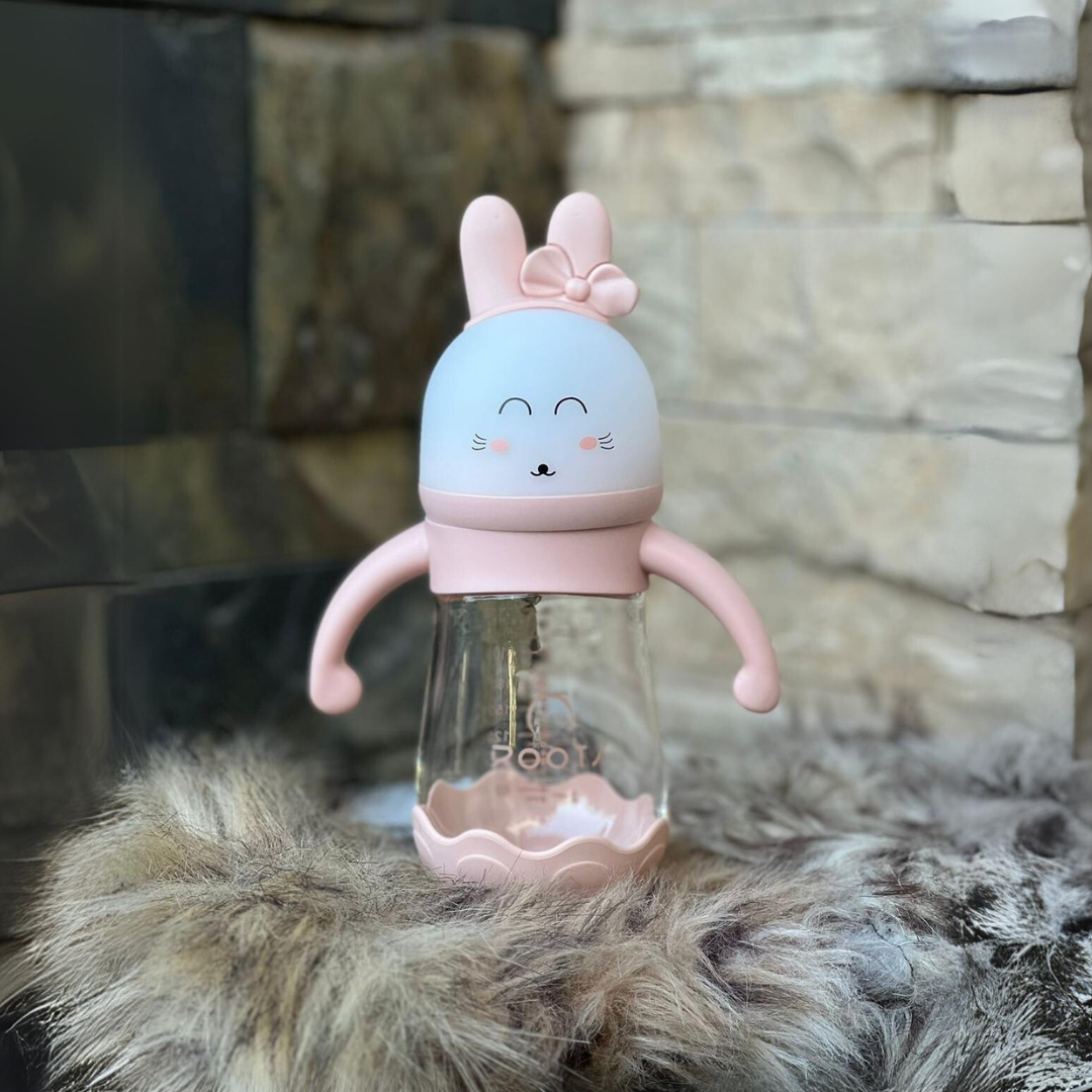 Glass feeder deals bottle